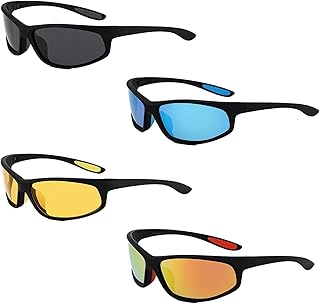 Polbrille Angeln 4er Set, UV400 Sport