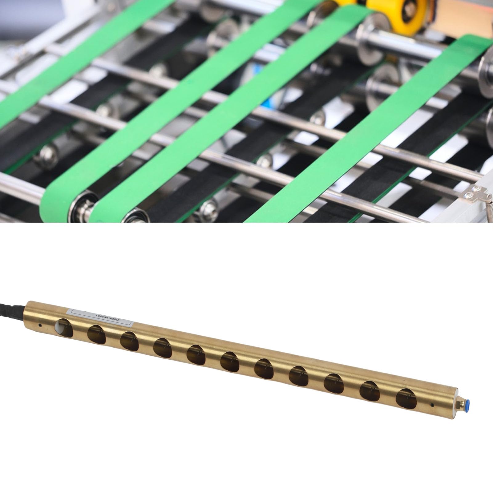 Generic Varita de aire ionizante no estática con varilla de eliminación electrostática, cargas negativas para eliminación estática en maquinaria industrial, ideal para embalaje e impresión de