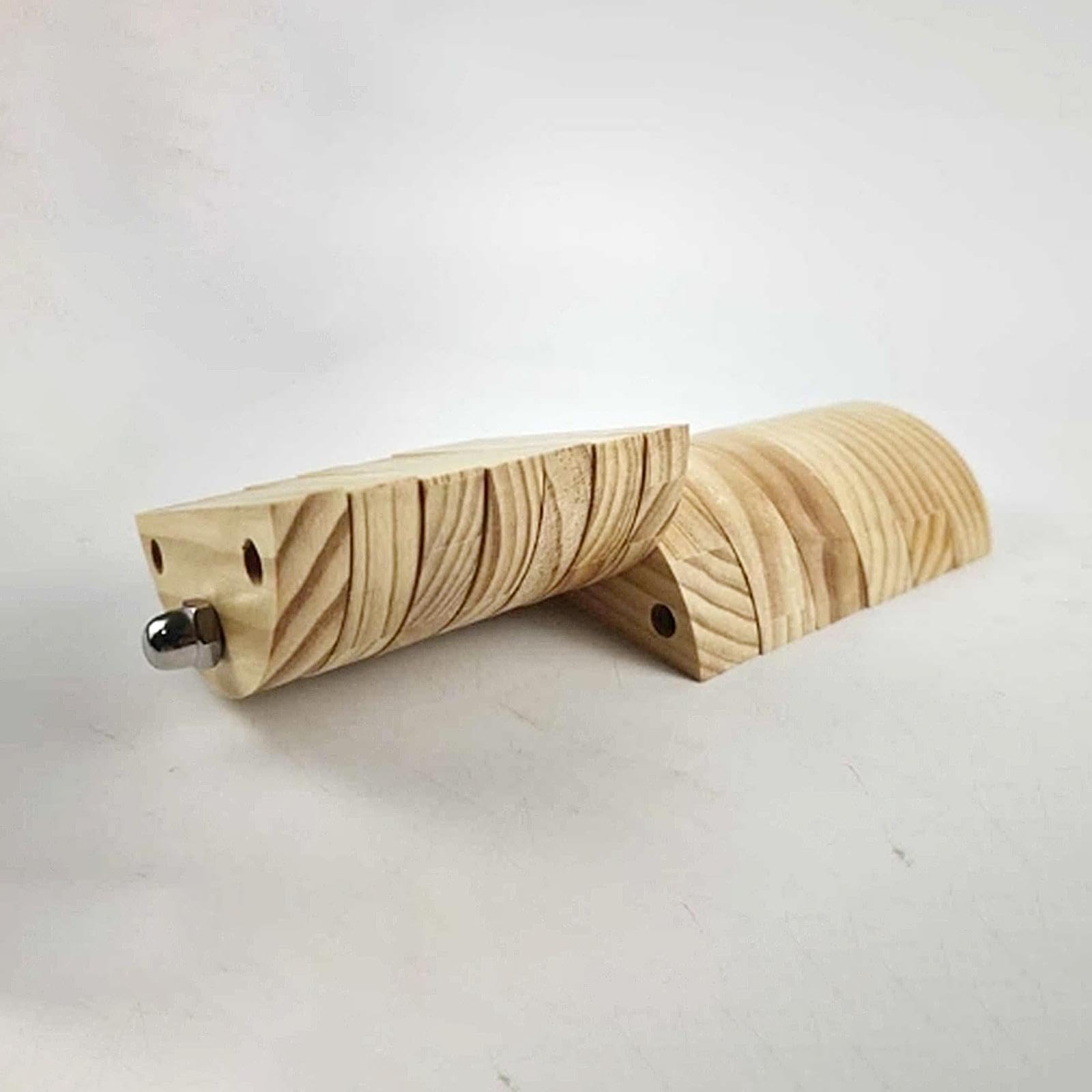 Tablero de Equilibrio Mejorado para Estabilidad de Pie de Madera para Ejercicios de Flexibilidad Y Balance Entrenador de Tobillo Y Pierna a