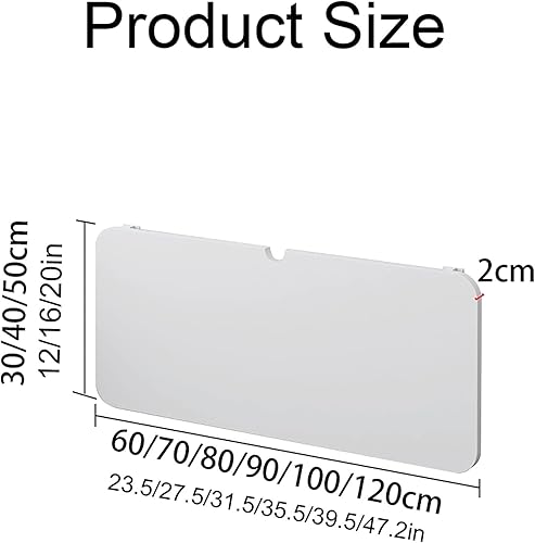 Miniatura 2 de Mesa plegable para lavandería mesa plegable montada en la pared mesa de pared resistente y estable para espacios pequeños escritorio oficina cocina