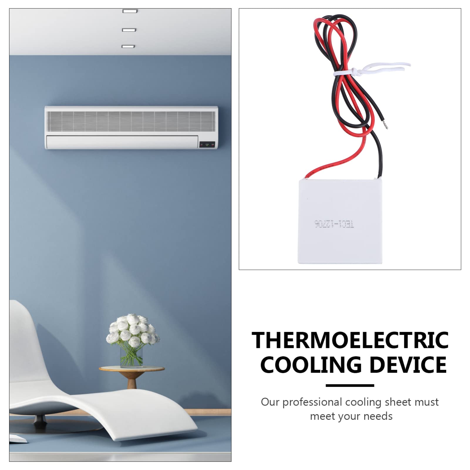 VILLCASE 3 Set Raffreddamento Termoelettrico Generatore Raffreddamento Per Condizionatori Aria Installazione Facile E Compatto Per Progetti Diy 3 Pezzi*3