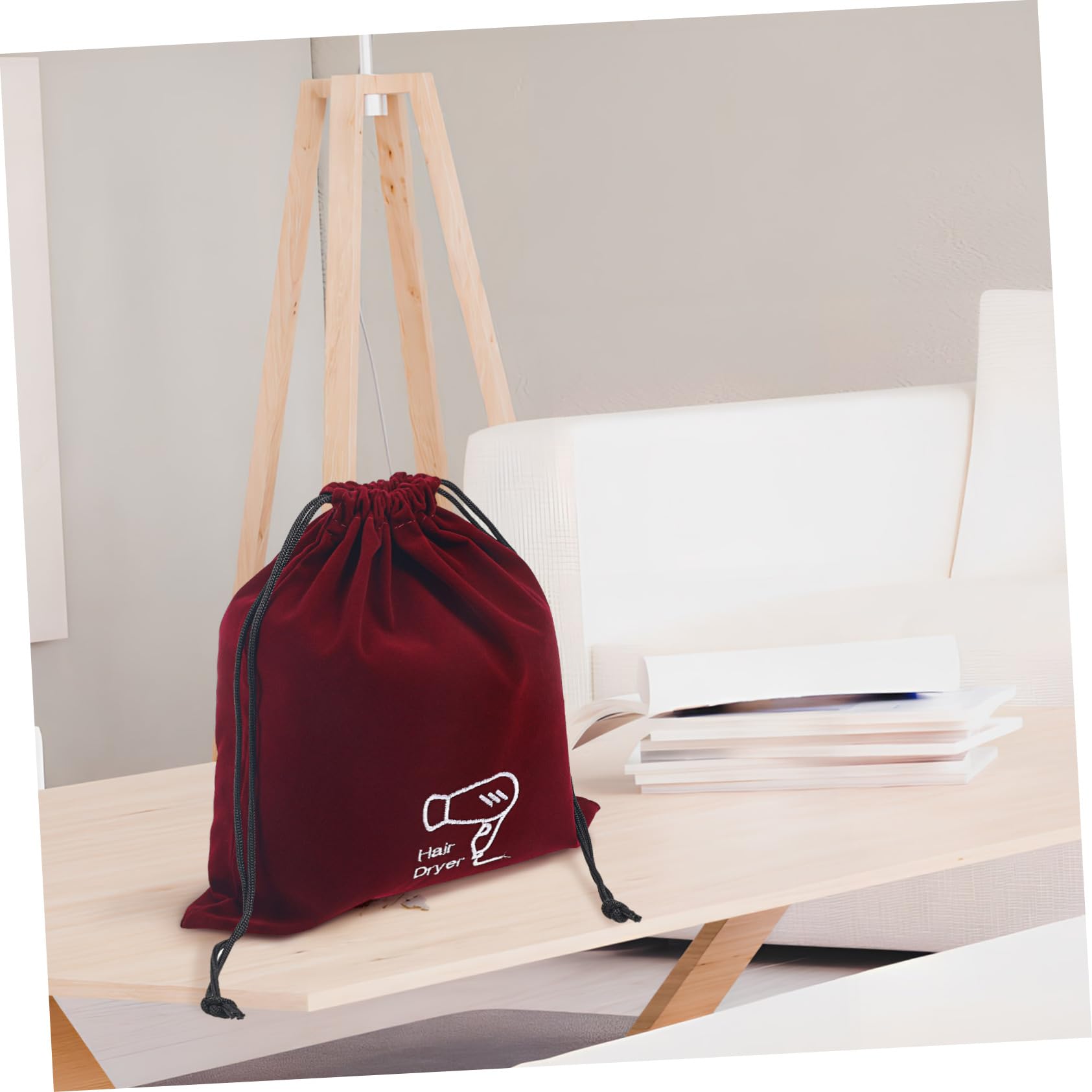 VICASKY 5 tasche con coulisse in tessuto, sacchetti in tessuto, sacchetti per il pane, organizer per asciugacapelli, borsa per la cultura da viaggio, borsa per la piscina, sacchetto per imballaggio