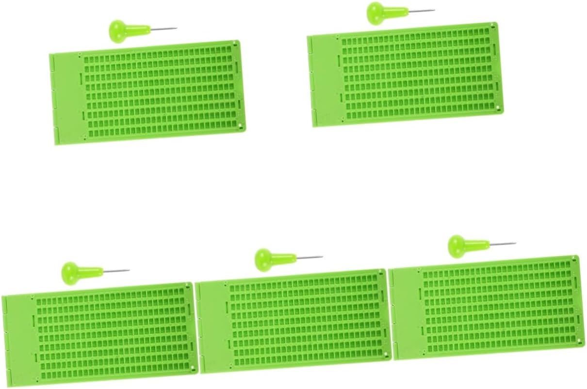 FOMIYES 5sets Blind Friendly Braille Stylus for Blind Plastic Material Writing Aid