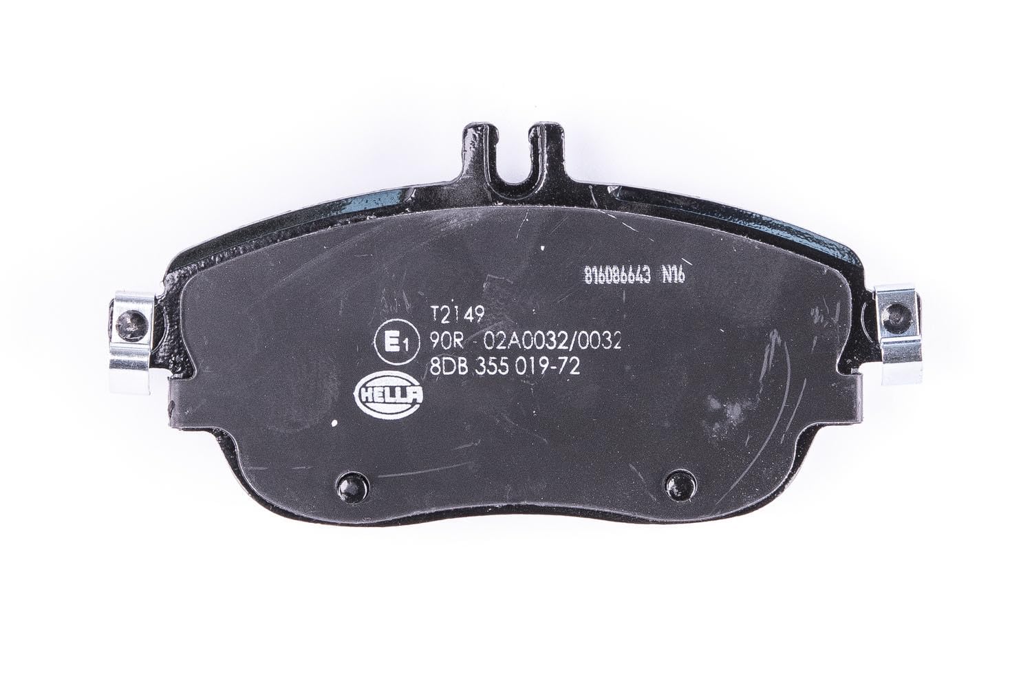 HELLA PAGID 8DB 355 019-721 Juego de pastillas de freno T2149 Espesor 19mm Sistema de frenos TRW preparado para indicador desgaste por ej. INFINITI / MERCEDES-BENZ