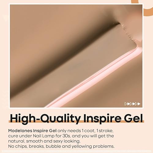 Miniatura 5 de Esmalte de uñas de gel color marrón de madera, 1 pieza de 15 ml, ideal para sala de uñas, o hacerlo en casa, con juego de regalo de belleza de