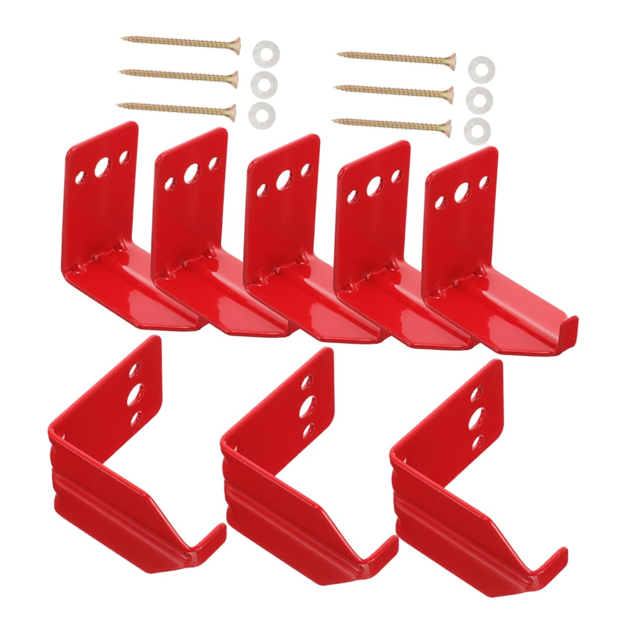 SHINEOFI 2 Set Estintore Shape con Gancio Muro Completo per Uffici e Domestici Facile da Installare e Compatibile con Estintori