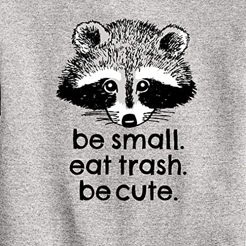 Instant Message - Small Trash Cute Raccoon - Toddler And Youth Crewneck Fleece Sweatshirt3
