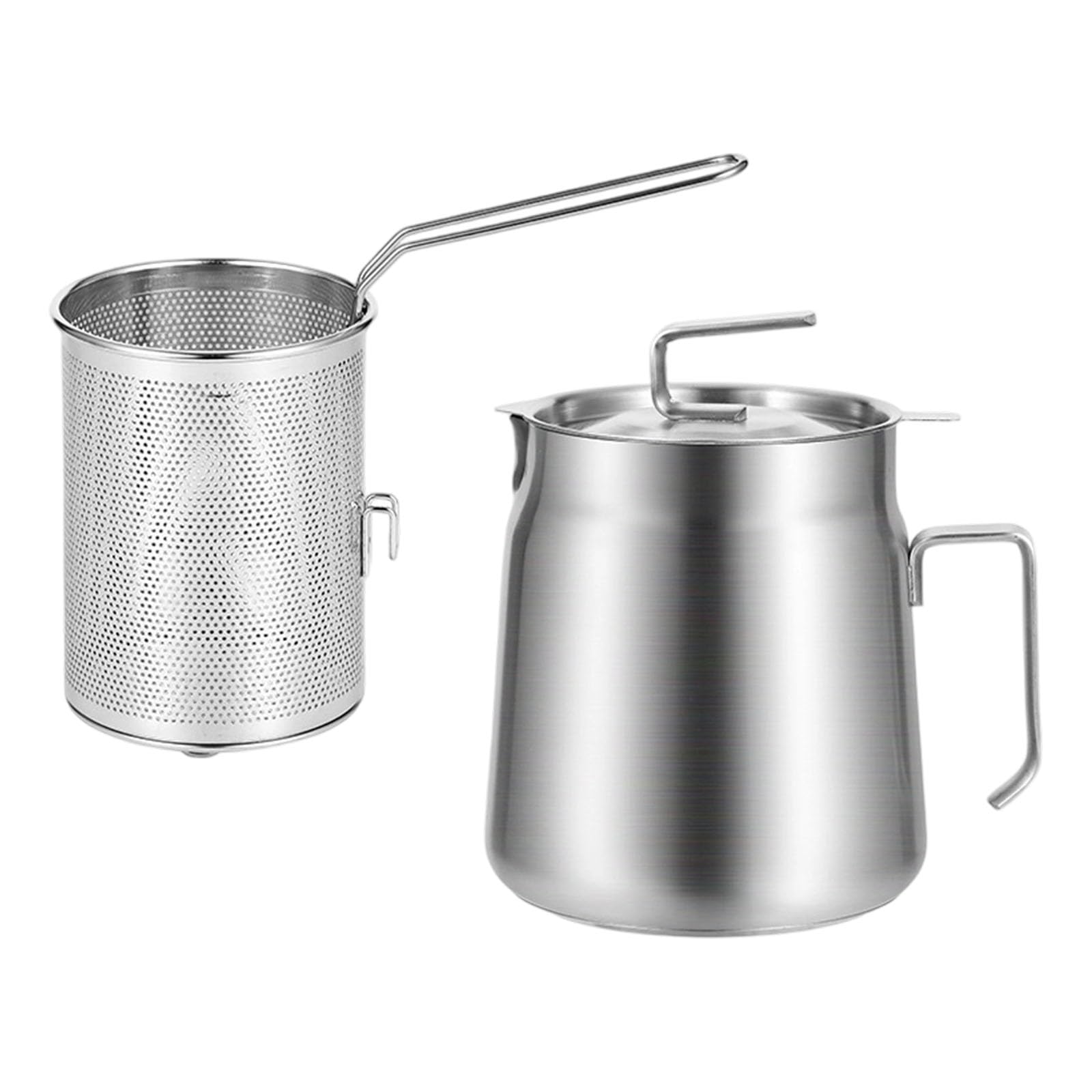 Filtrazione dell'olio professionale con cestello in acciaio inox paraspruzzi, veloce per uso commerciale/domestico commerciale friggitrici cestino
