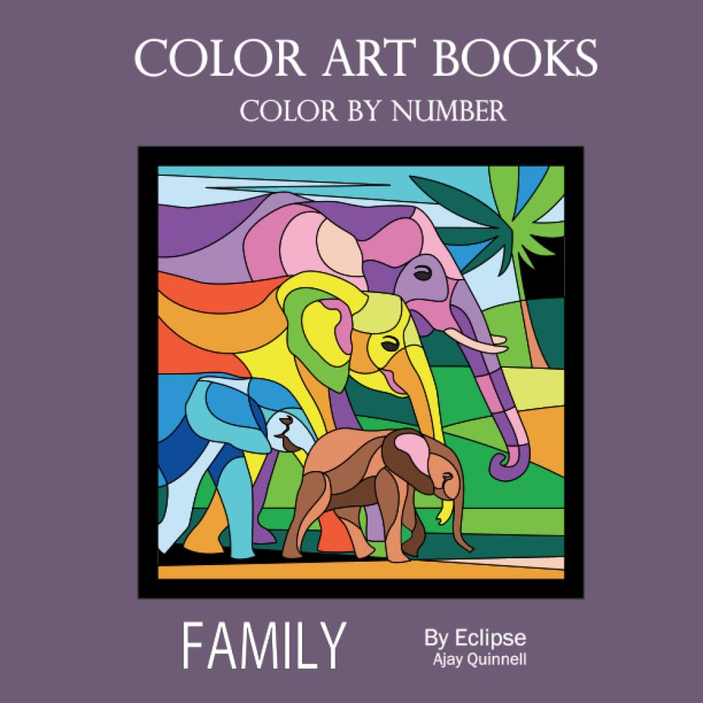 Family - Color By Number Book : Standard paper edition