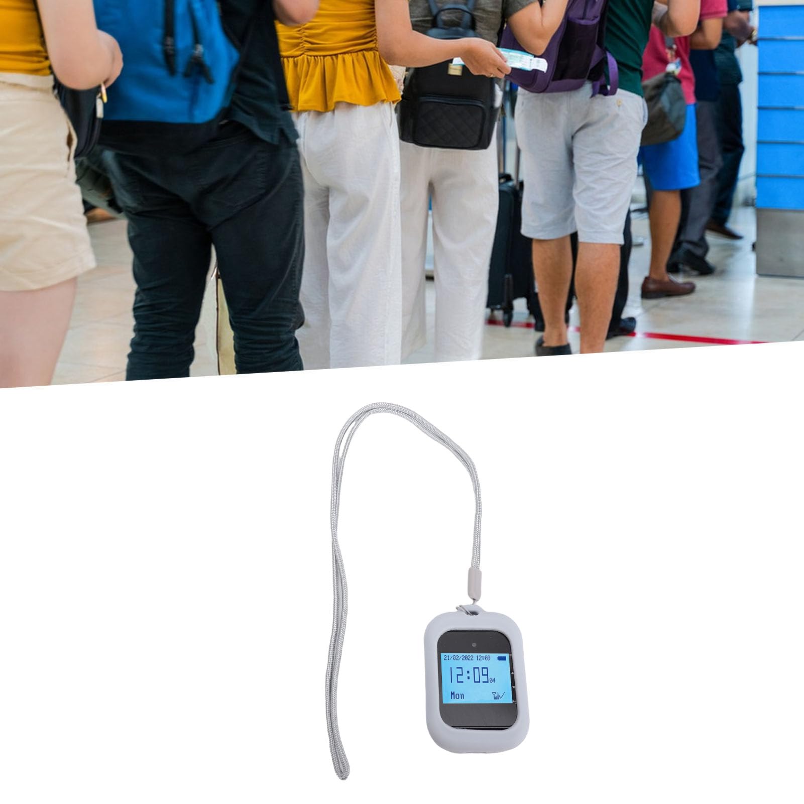 Luocute de Llamadas Inalámbricas, Buscador de Cuidadores del de Llamadas de Enfermería para un Hogar de Ancianos de Clínica de Restaurantes, 1 Receptor y 20 Transmisores Kit de
