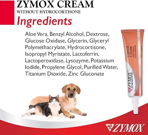 Miniatura 4 de PET KING BRANDS ZYMOX Crema tópica de fuerza veterinaria para perros y gatos, 1 oz