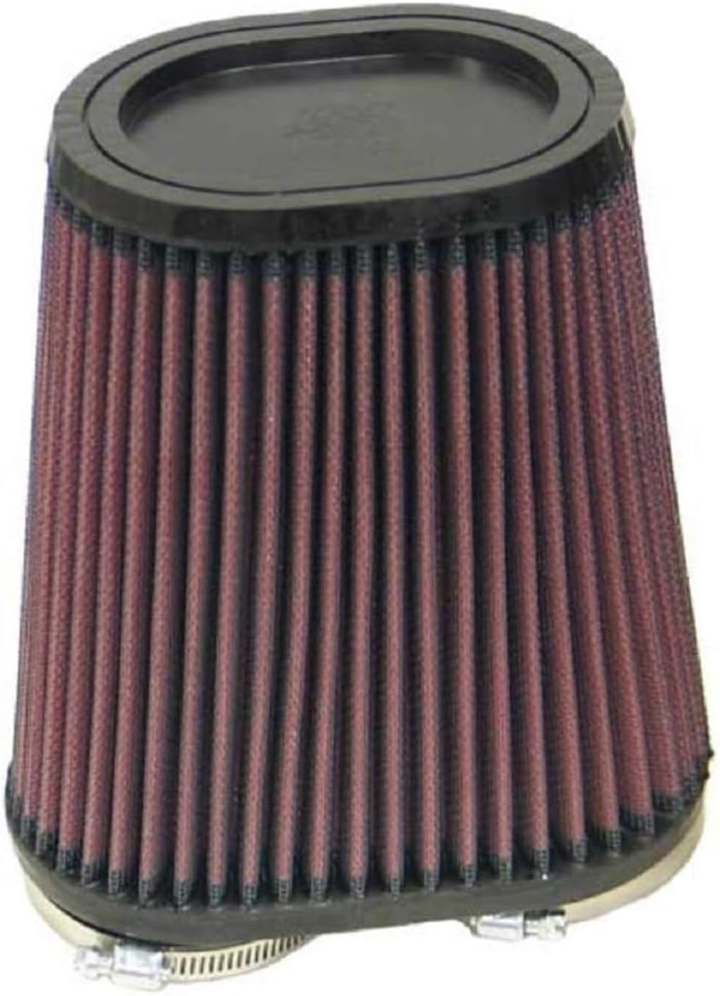 K&N Universal Clamp-On Air Filter 2.25in Flange ID 3.5in OD 2in Height - View #14