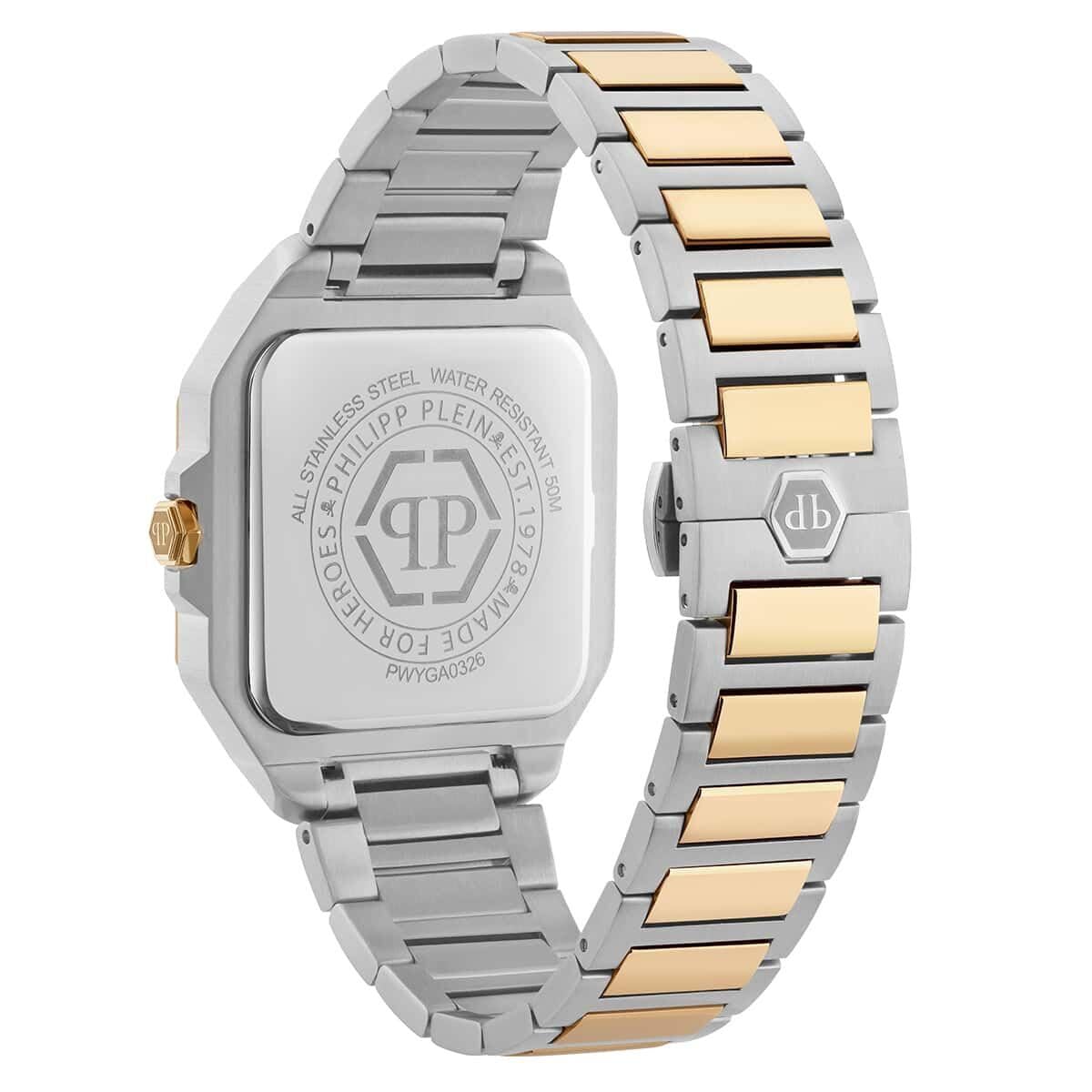 Philipp Plein Herren-Armbanduhr Analog Quarz Plein Edge Edelstahl