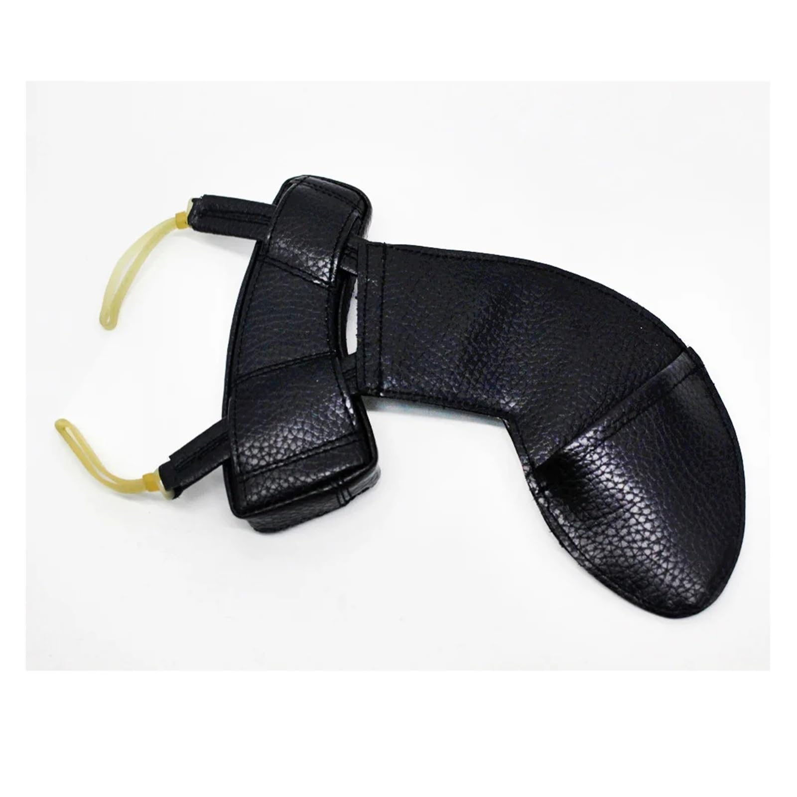 Violín Viola negro hombro resto almohadilla barbilla cuello protector paño(3 4)