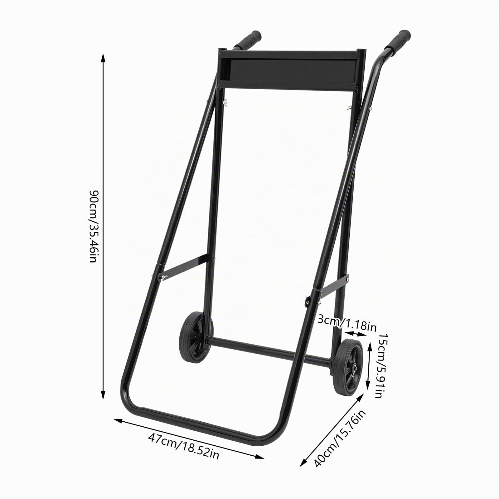 Cavalletto motore fuoribordo pieghevole, auto fuoribordo portatile fino a 30 CV, auto per il trasporto, attesa, esposizione, riparazione, magazzinaggio