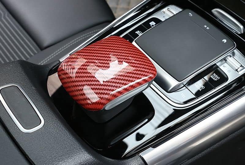 New Protective Center Mouse Cover Compatible with Mercedes Benz GLA 2020-2023 GLA200 GLA220 GLA250 (Carbon Look Red)