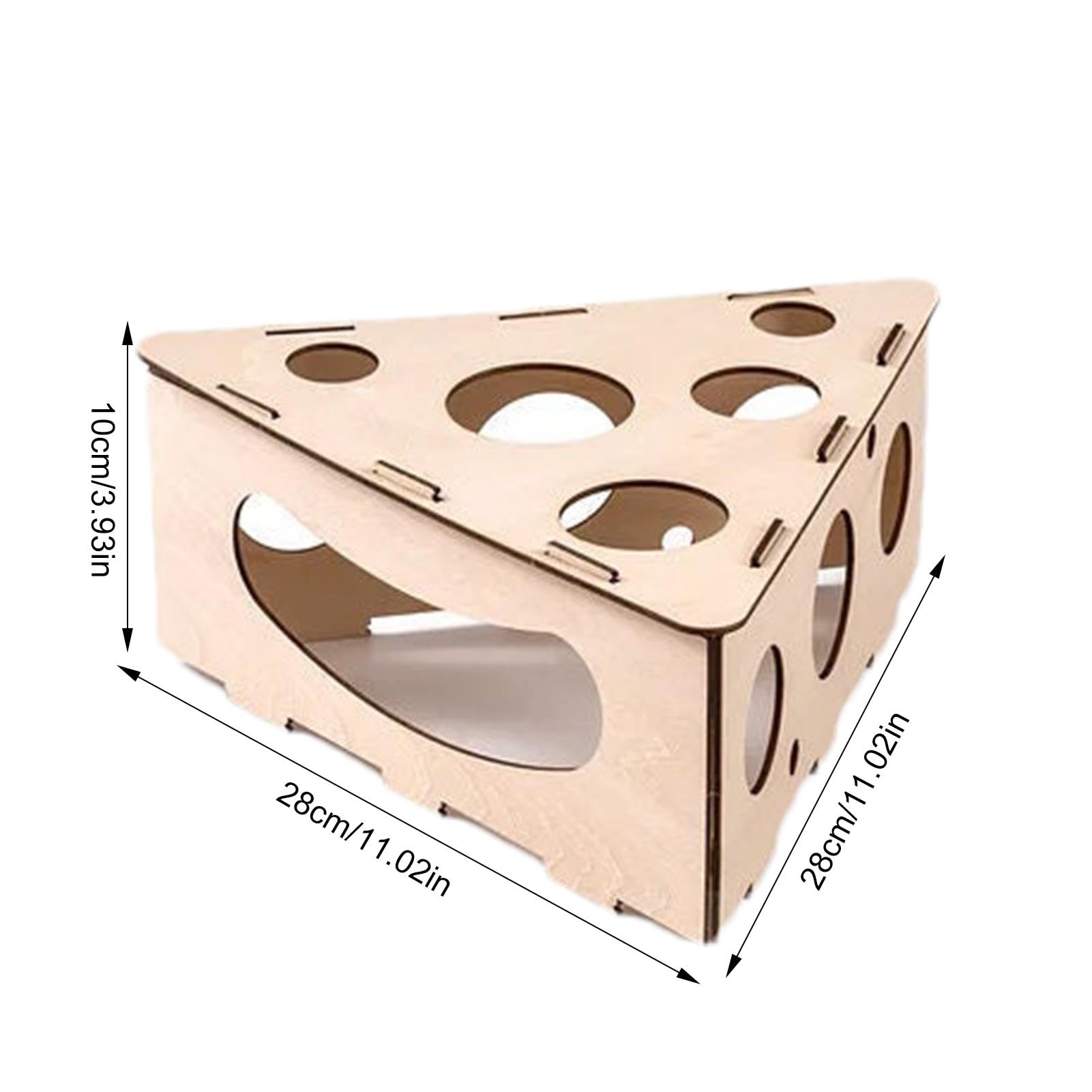 Interaktives Katzen Puzzle-Spielzeug Mit Glocke - Leckerli-Spiel Für Indoor-Katzen | Filz Labyrinth