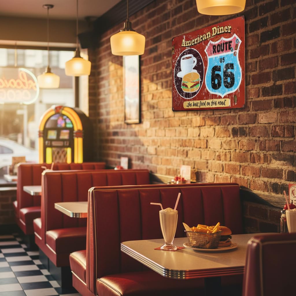 Amazon.com: American Diner Route US 66 The Best Food On This Road