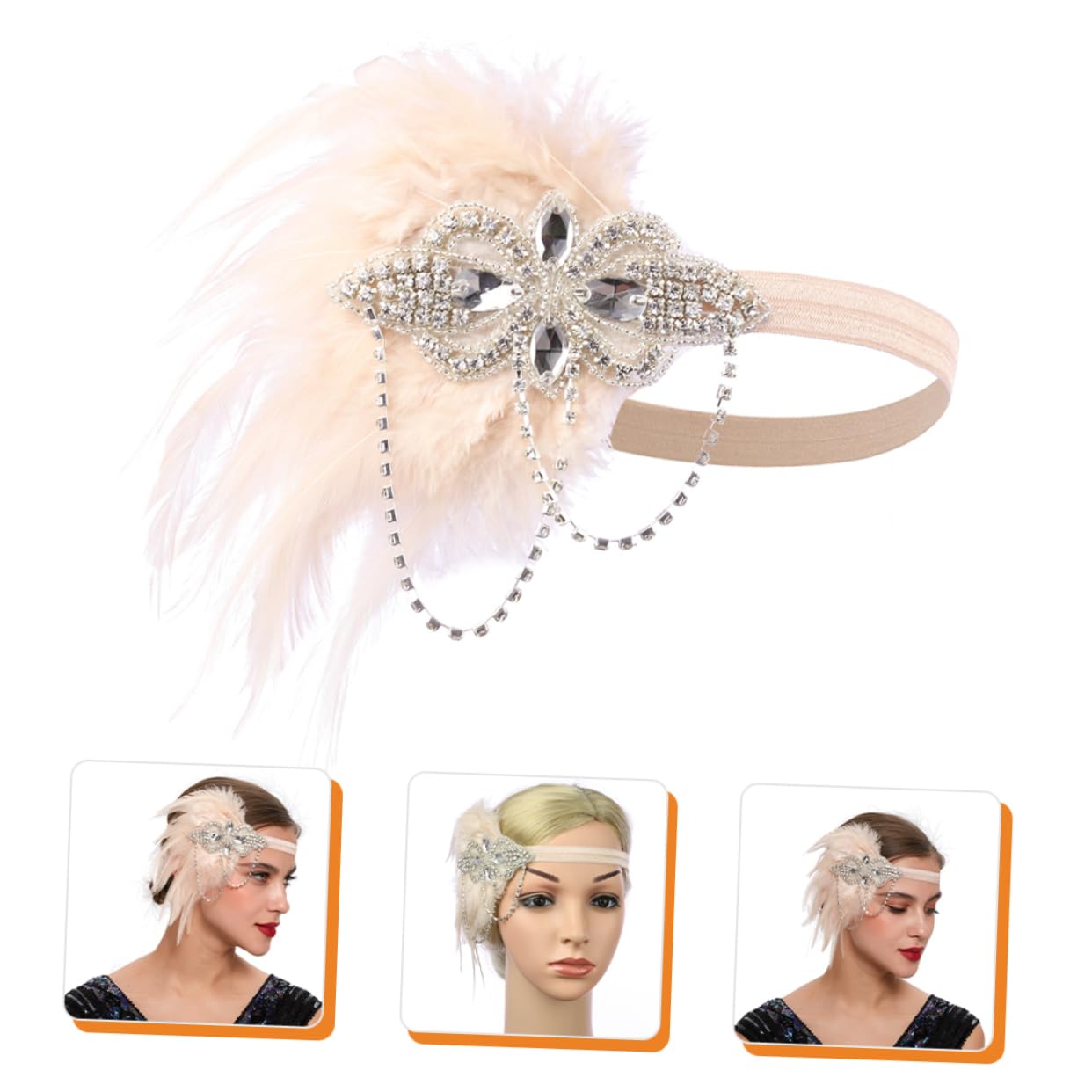 LIFKOME 5 Diademas De Los Años 20 Tocado De Novia De Los Años 20 Pinzas Para El Pelo Doradas Joyería Para El Pelo De Los 20 Accesorios Para Mujer Tocado Diademas De