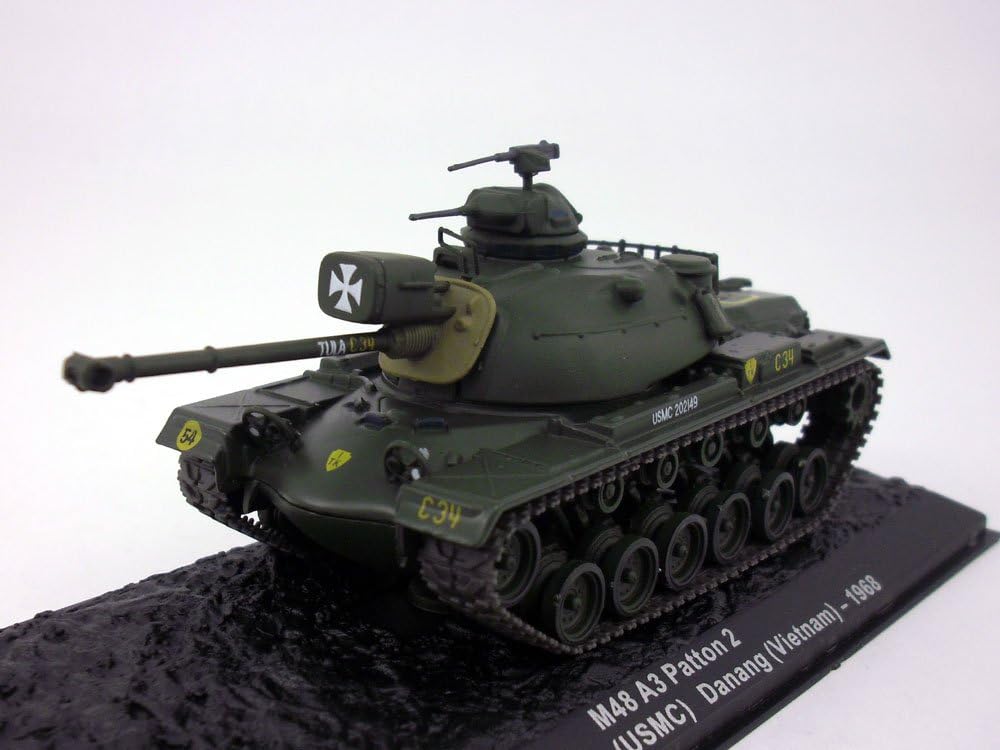 Altaya M48 Patton Main Battle Tank 1/72 Scale Diecast Model