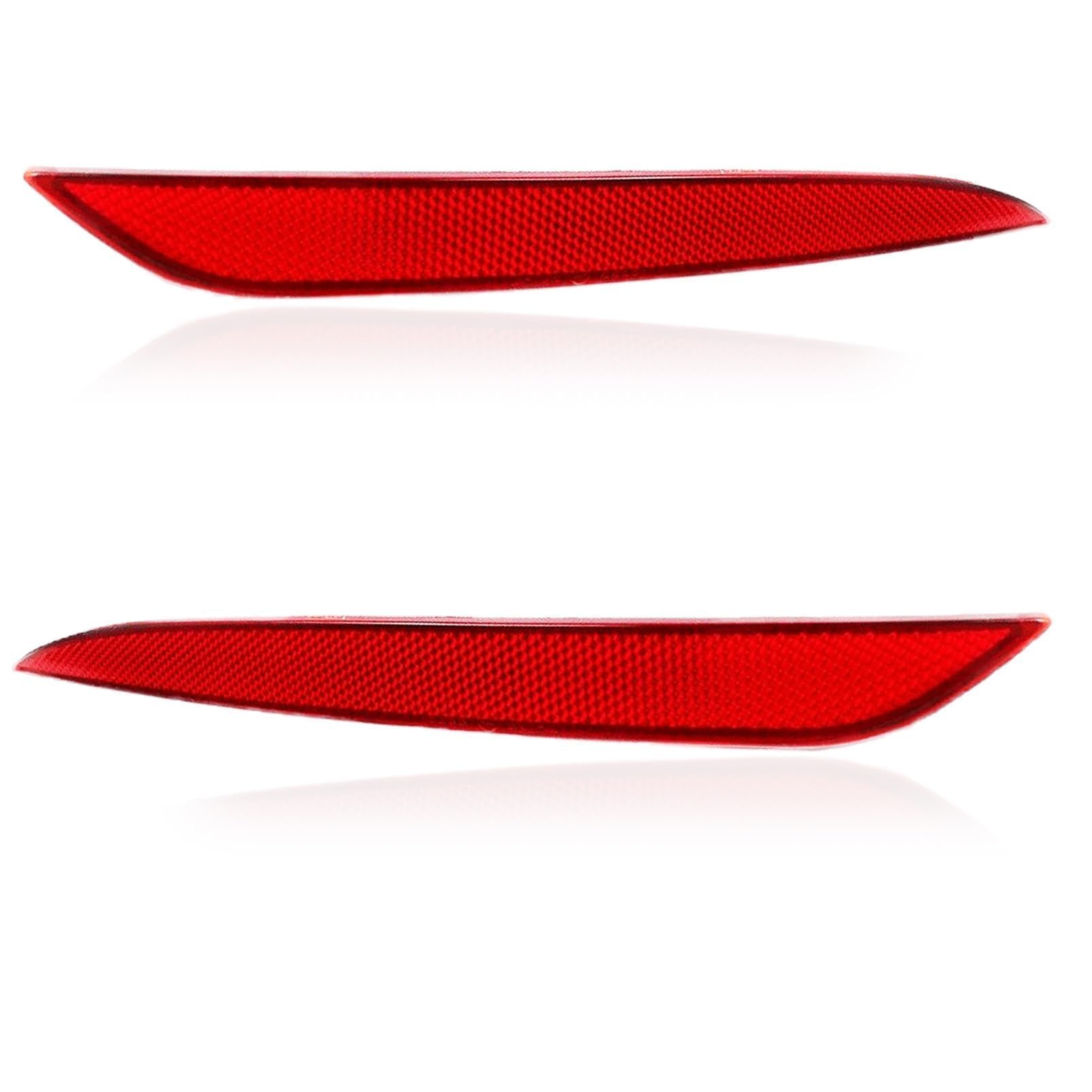 149581800C Tail Rear Bumper Reflector Red Pair LH RH Compatible with Model Y 2023 2022 2021 2020