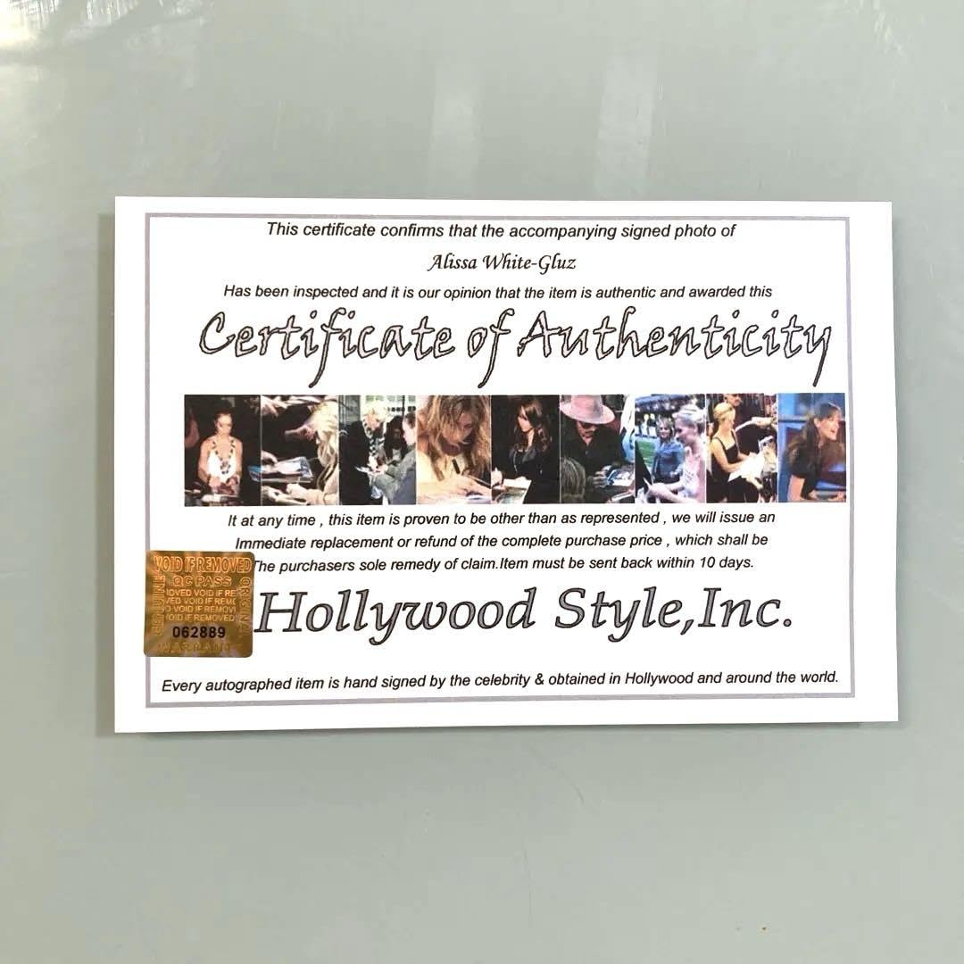 Amazon.co.jp: セール中…アリッサ ホワイト＝グラズ直筆サイン入り超