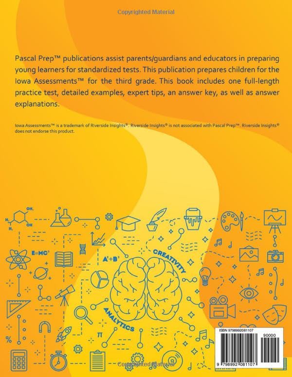 Iowa Assessments Grade 3 Practice Test: Level 9 - Image 2