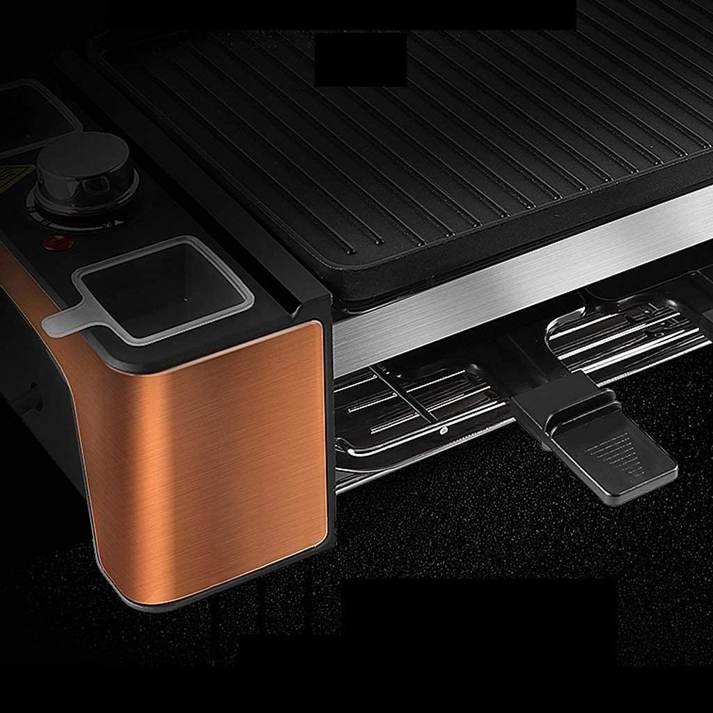 Barbecue Grill Multi-Function Automatic Rotation Double Baking TrayIndoor Smoke-Less Grill Electric Smokeless Indoor Grill 1300W Adjustable Temperature ControlSuitable for Party/Home