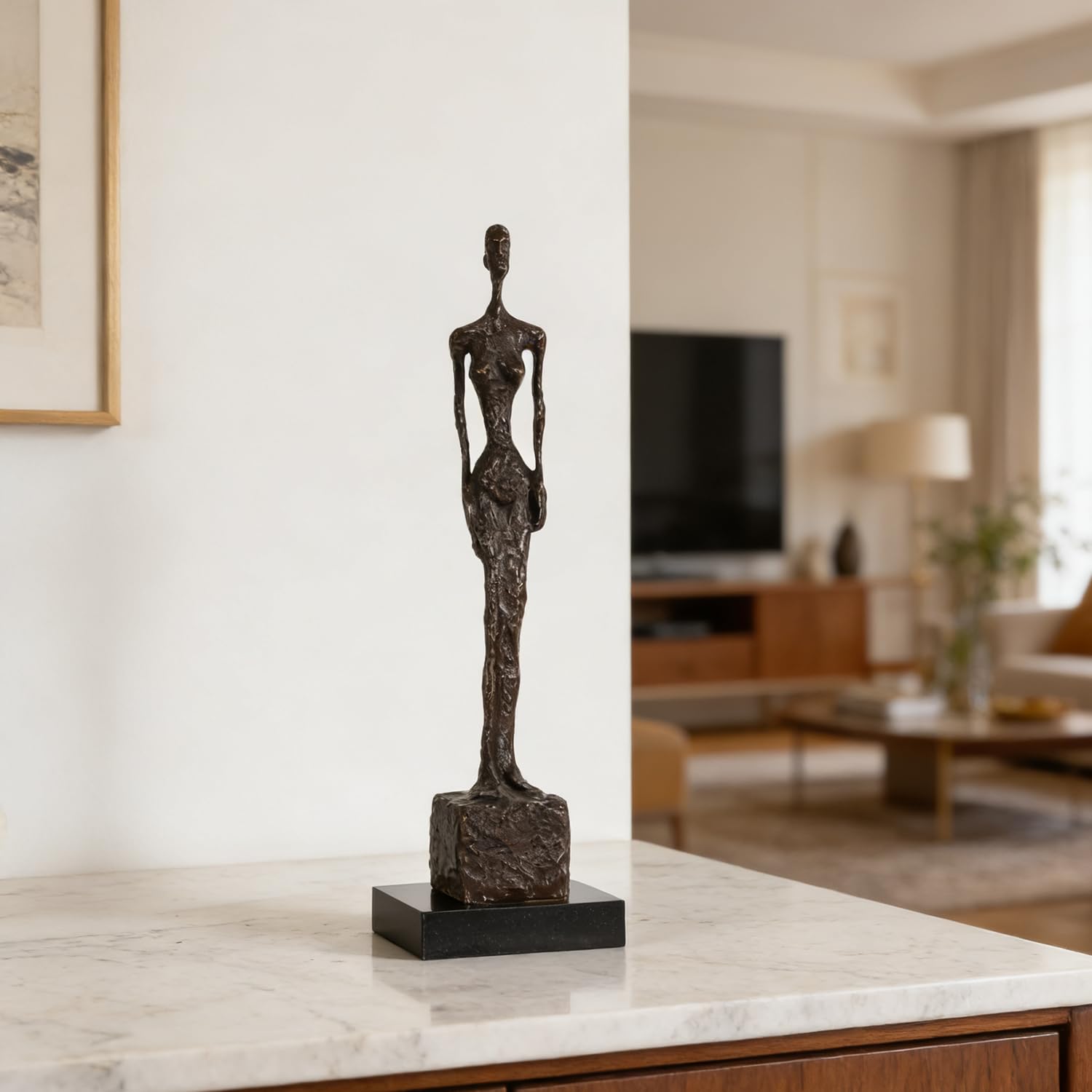 Amazon.co.jp: Artylife Giacometti アート 抽象像 彫刻 ブロンズ