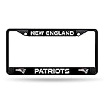 Rico Industries NFL New England Patriots Standard Chrome License Plate Frame 6 x 12.25-