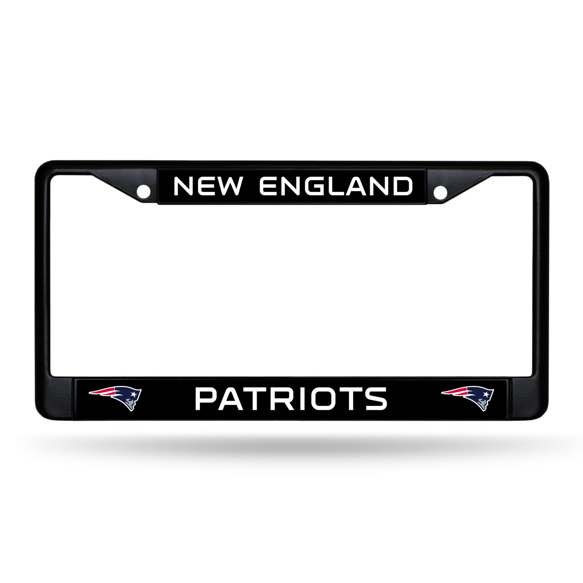 NFL New England Patriots Standard Chrome License Plate Frame