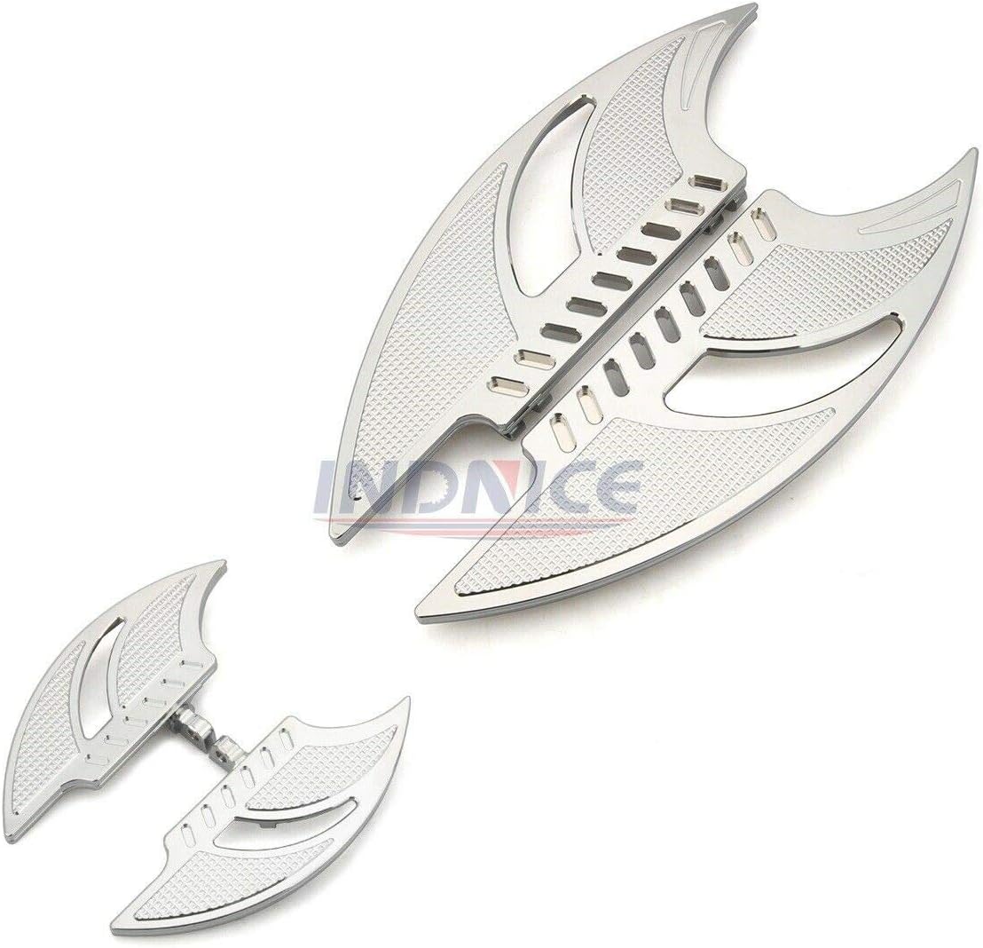 For harley Chrome blade driver passenger Floorboards street road glide flhx fltr Special FLHRXS FLTRX Electra glide FLHT Softail Slim FLS 1980-2019