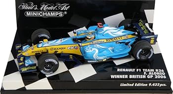 Renault R26 2006 ミニカー 限定版 Amazon | PMA 1/43 ルノー F1 R26 イギリス2006 #1 完成品 | ミニカー
