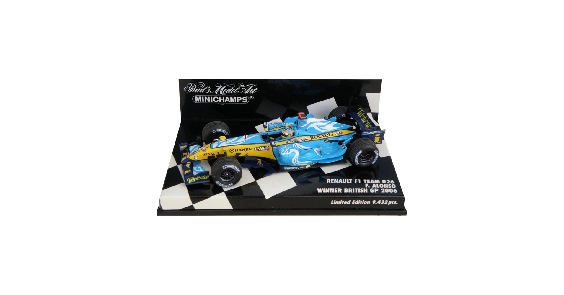1/43 silverline ルノーR26 イギリスGP 完成品 Amazon | PMA 1/43 ルノー F1 R26 イギリス2006 #1 完成品