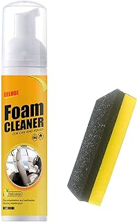 Multipurpose Foam Cleaner Spray, Foam Cleaner for Car and House Lemon Flavor, All-Purpose Household Cleaners for Kitchen, Car (1pcs,100ml)