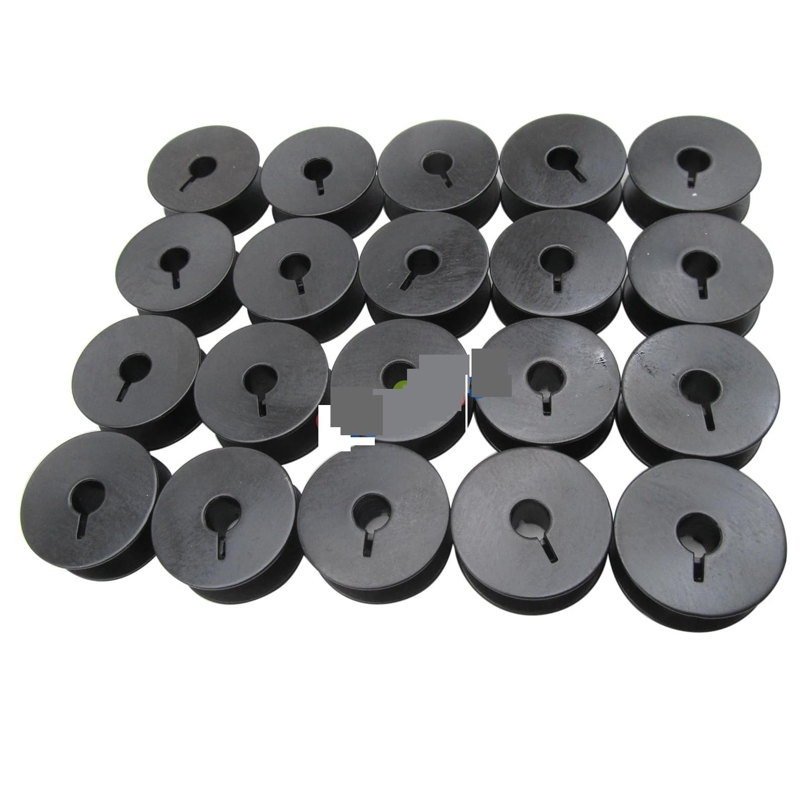 Szpulki do maszyn do szycia 50/100 szt. Czarne metalowe szpulki do maszyny szycia dla większości akcesoriów dostępnych na rynku(50PCS)