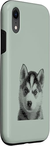 Miniatura 3 de Chic Husky Puppy for Dog Mom and Paw Parents Case for iPhone XR