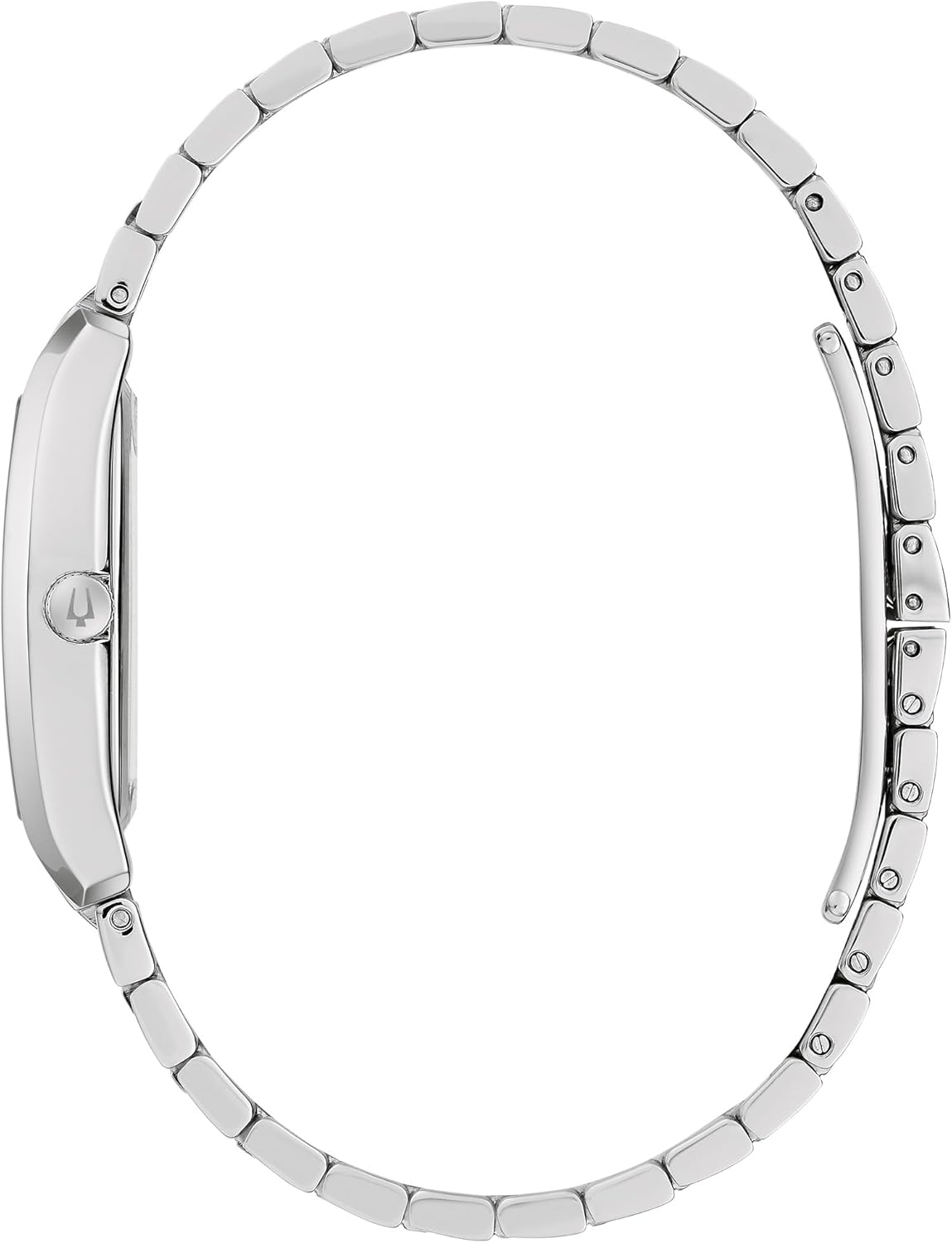 Bulova Ladies Dress Classic Diamond 3-Hand Quartz Watch, Stainless Steel Bracelet, 26x35mm Case - Image 2