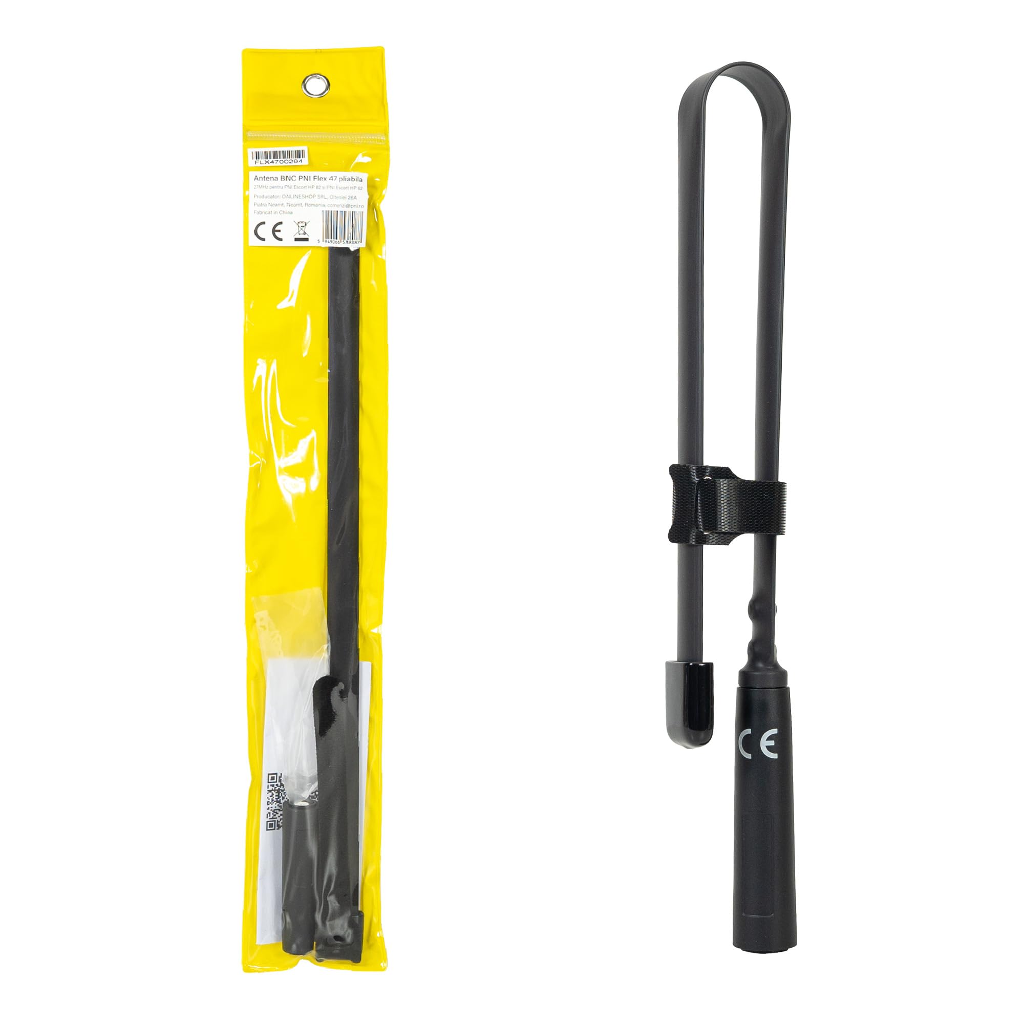 BNC antenna PNI Flex 47 foldable, 27MHz, 47 cm, for PNI Escort HP 82 and PNI Escort HP 62