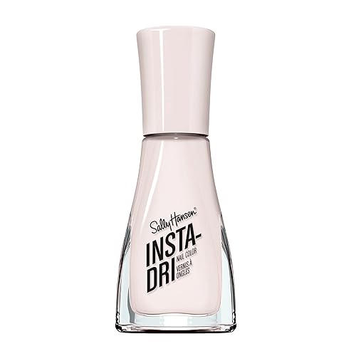 Sally Hansen Insta-Dri  Esmalte de uñas de secado rápido, brillo duradero sin vetas  Opaco, brillante  234 Pink Pursuit  Color de uñas rosa pálido