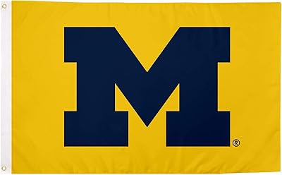 Desert Cactus University of Michigan Flag Wolverines UM U
