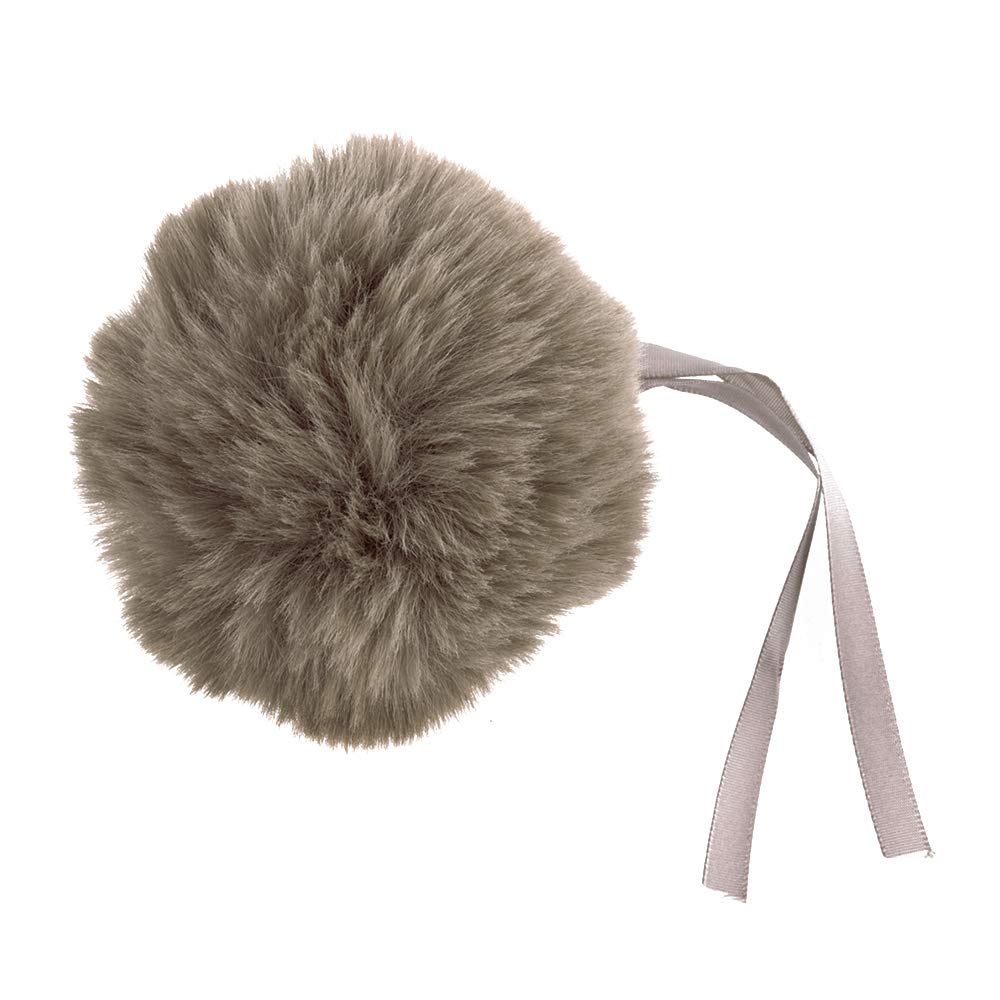 Crafty Capers 11Cm Mink Mink Giant 11Cm Faux Fur Pom Pom For Decorations & Crafts