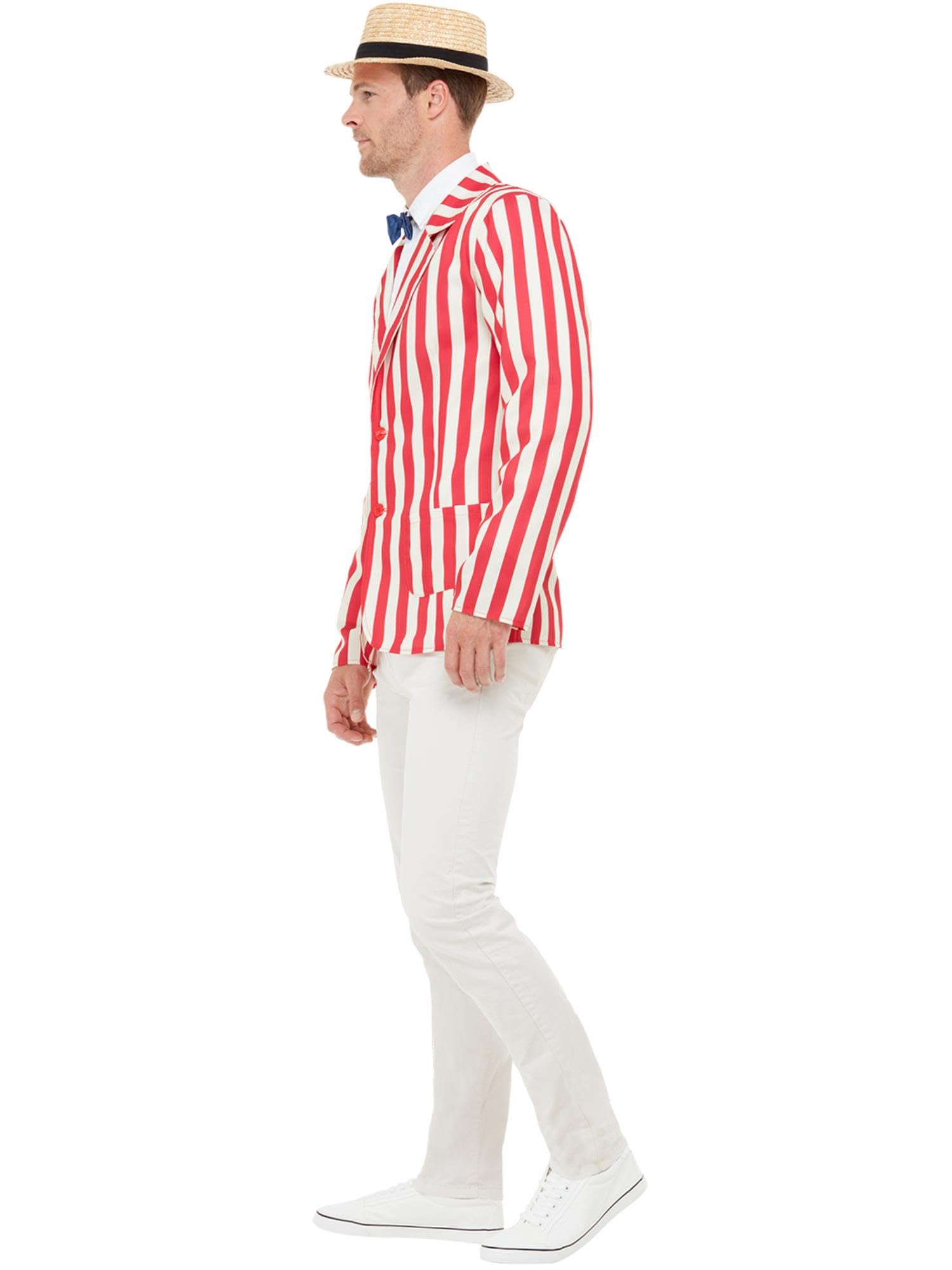 Smiffy's Disfraz De Azafata Rojo – Chaqueta, Falda, Bufanda Y Sombrero, Talla Adulto, Perfecto Para Fiestas Y Eventos De Disfraces