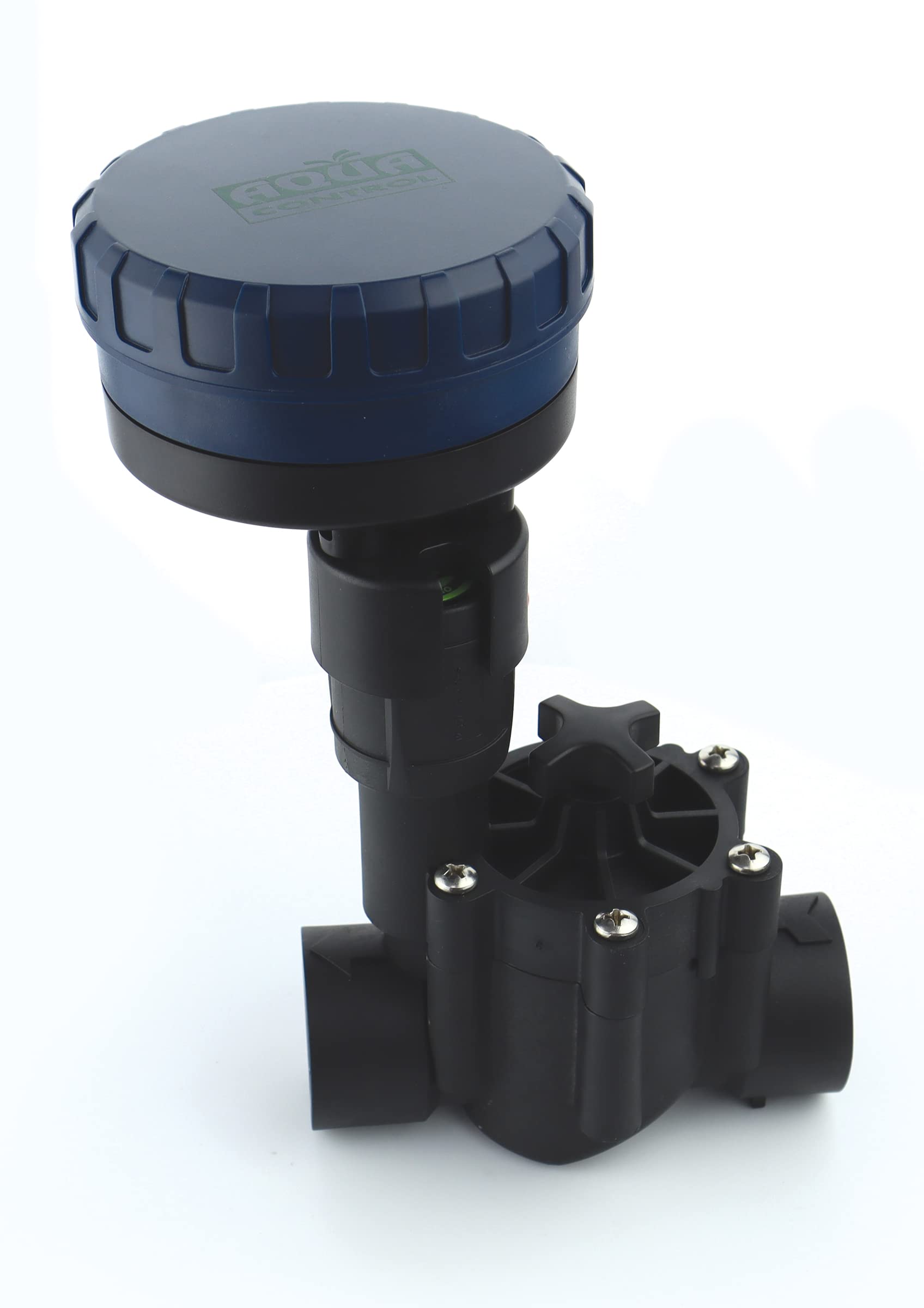 Aqua Control Programador de Riego Digital con Electroválvula de Solenoide Latch. con 2 Programas de Riego Independientes, con válvula para Arqueta. Ideal donde no hay corriente eléctrica, Negro