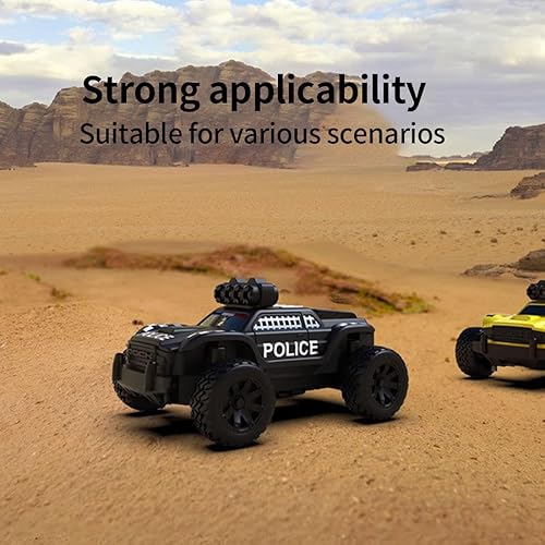Miniatura 8 de LOCHE Turbo Racing C82 176 Escala RC 3CH Electric RWD Police Monster Truck de alta velocidad 2.4G Racing Sport Car All Terrain Off-Road Truck para