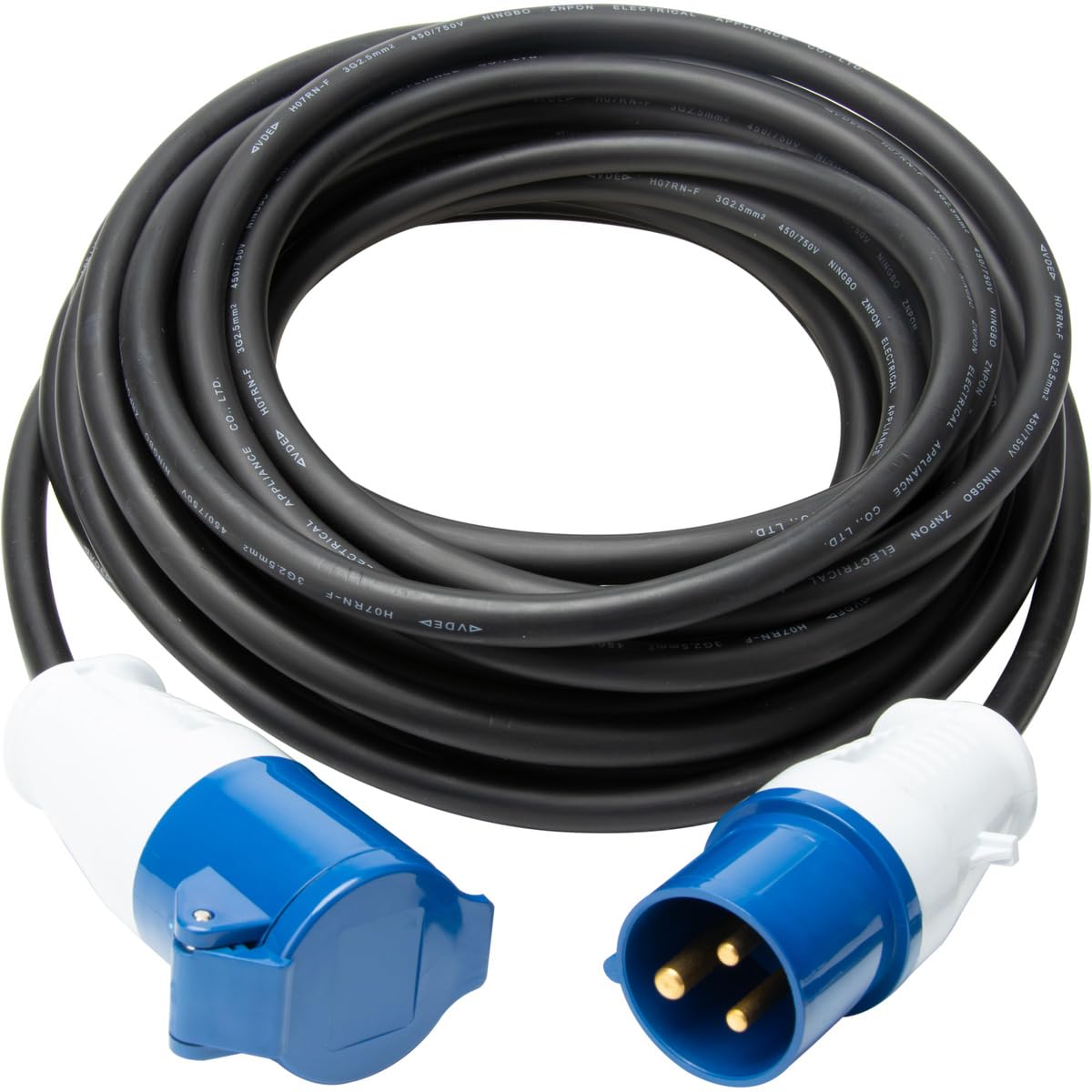 Rallonge électrique CEE P17 - Longueur 15m - Protec