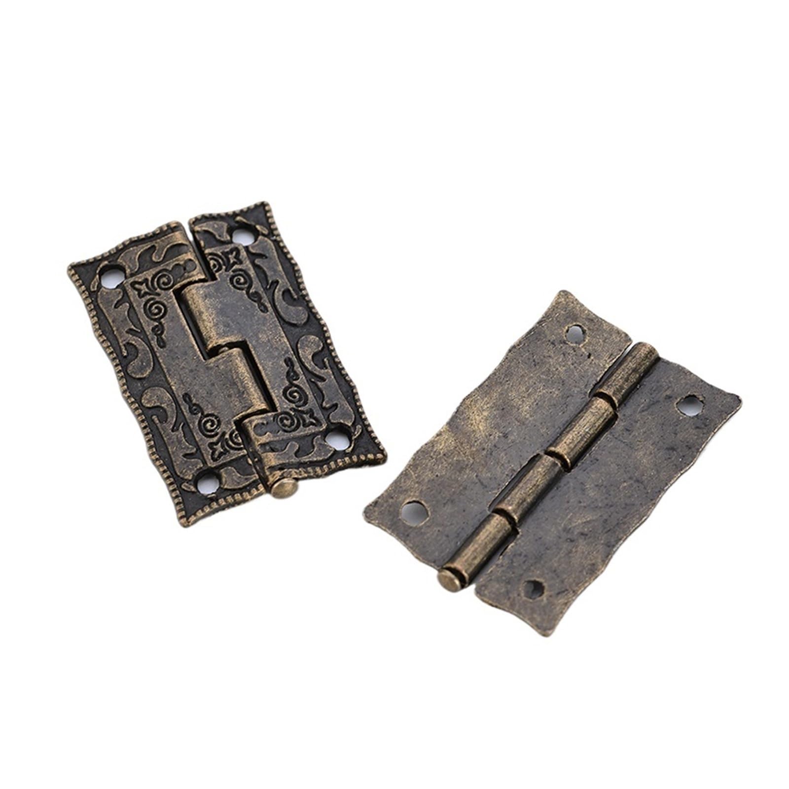 Charnières en Bronze Antique pour décoration de tiroir et porte d'armoire