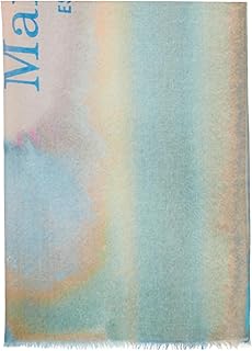 Marc O'Polo Women's Scarf with All-Over Print, Lightweight, Multicoloured (Multi/Chalky Peach), One Size