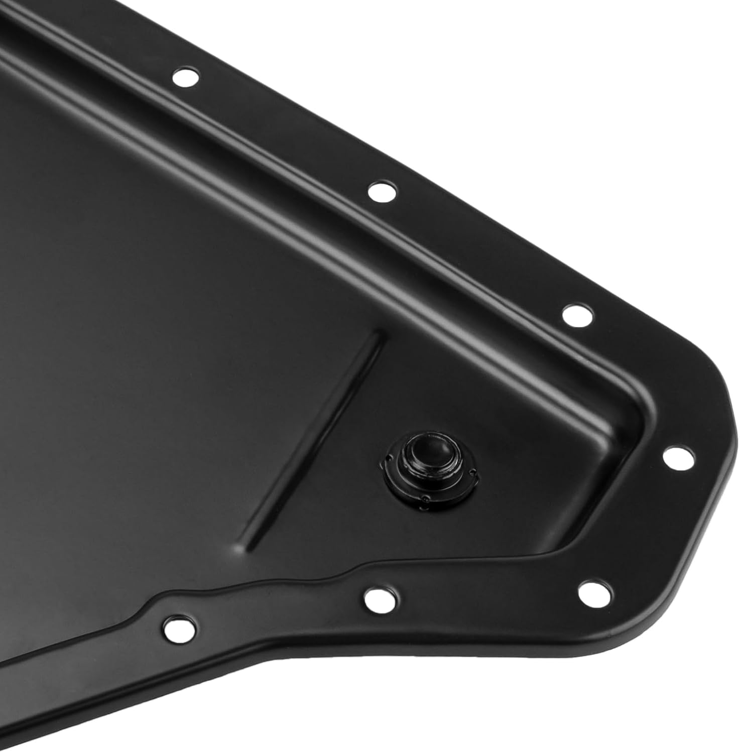 PHILTOP Transmission oil pan with Drain Plug Compatible with 4T60-E, 4T65-E, Chevy, Impala, Lumina, Malibu, Monte, Carlo, Uplander, Venture, Buick Allure, Century, LaCrosse, LeSabre #265-814