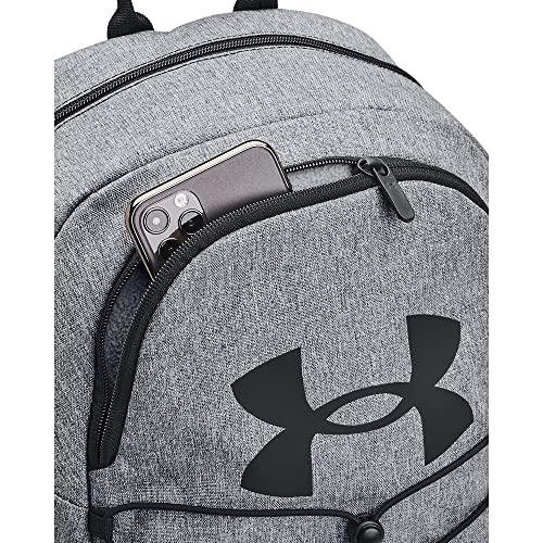 under armour unisex-adult hustle sport backpack  pitch gray medium heather 012black  one size fits all